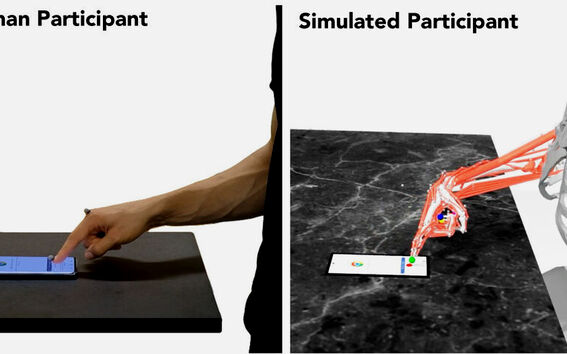 Human participant and Log2Motion