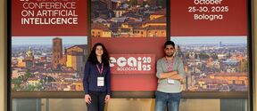 Katsiaryna and Arash at ECAI 2025