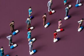 figurines with medicine 