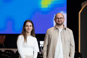 Daniela da Silva Fernandes on the left and Robin Welsch on the right.