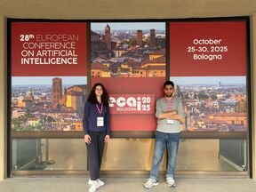 Katsiaryna and Arash at ECAI 2025