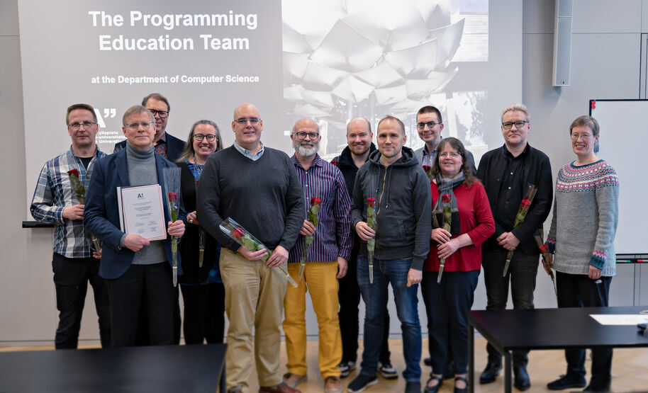 Developers and implementers of programming education. Photo: Roope Kiviranta